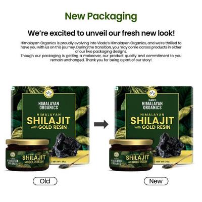 Vlado's Himalayan Organics Himalayan Shilajit Gold Resin 25 g - Sexual Care