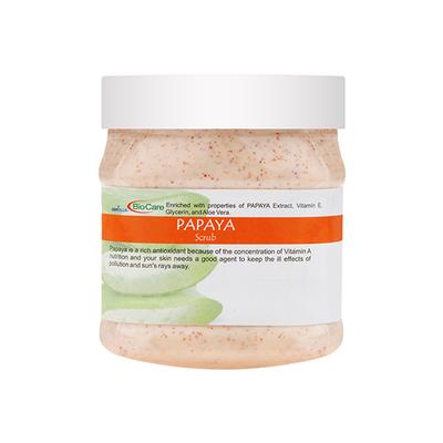 Gemblue Biocare Papaya Face and Body Scrub 500 ml - Scrubs & Exfoliants