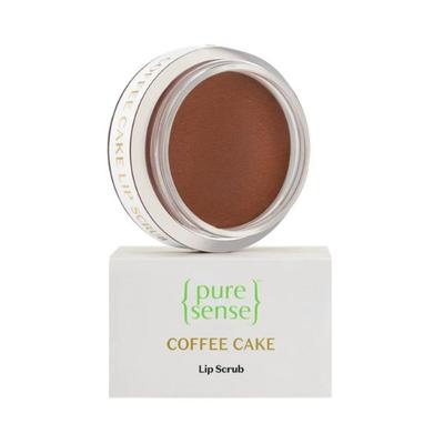 PureSense Coffee Cake Lip Scrub for Lips with Vitamin A and E 5 ml - Lip Scrubs