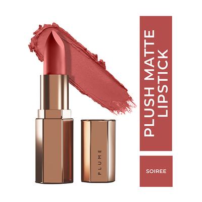 Plume Plush Matte Lipstick Soiree 5 gm - Lipsticks