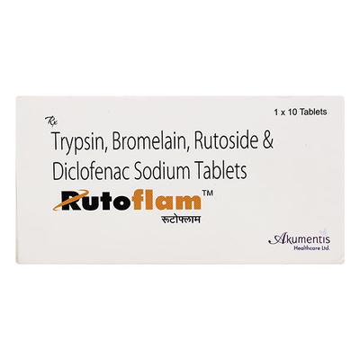 Rutoflam Tablet 10'S - Pain relief-Ant