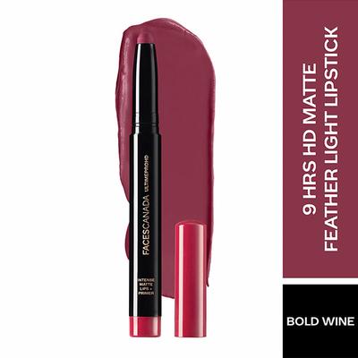 Faces Canada Ultimepro Hd Intense Matte Lips + Primer Bold Wine 11 1.4 Gm - Lip Crayons