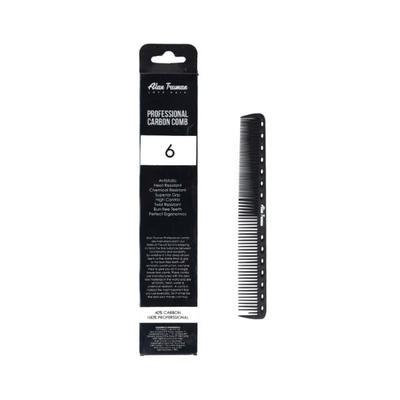 Alan Truman Cb-06 Fine & Wide Teeth Carbon Comb 1's - Hair Combs