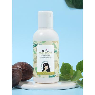 Skivia Macadamia & Shea Butter Mini Shampoo With Keratin & Almond Oil -Unisex 30 ml - Shampoos