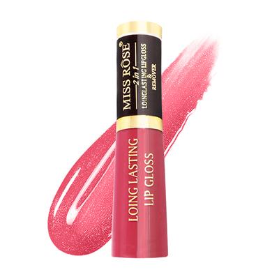 Miss Rose 2 In 1 Long Lasting Lipgloss & Lip Shiner 7701 - 229I 02 20 gm - Lip Glosses