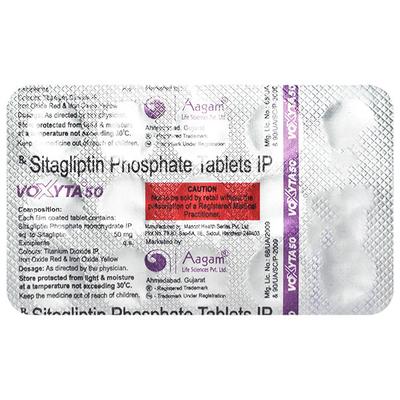 VOXYTA 50 Tablet 15's - Diabetes-Ant