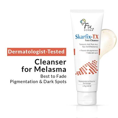 Fixderma Skarfix -TX Face Cleanser with Tranexamic Acid, Kojic Acid & Niacinamide 75 gm - Face Wash & Cleansers