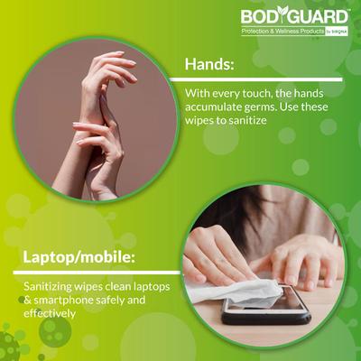 BodyGuard Multi-Use Sanitizing Wipes 30's - Others