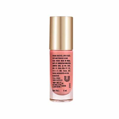 Lakme 9To5 Primer + Gloss Nail Colour Peach Blossom 6 Ml - Nail Polish
