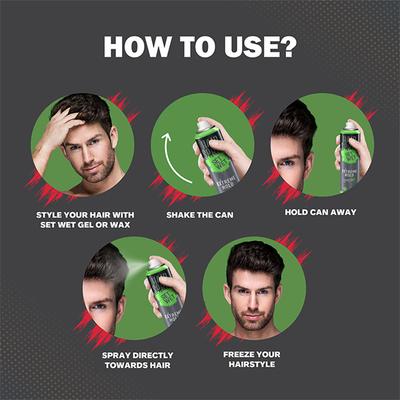 Set Wet Extreme Hold Hair Spray for Men,Hair Setting and Styling, 200 ml - Hair Sprays & Mists