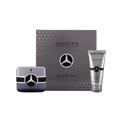Mercedes-Benz Sign Your Attitude Set (Eau De Toilette 100ml + Shower Gel 100ml) 1's - Men Perfumes (Edt/Edp)