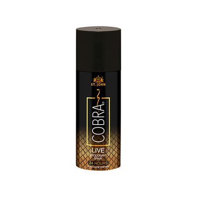 St.John Deo Cobra Live Limited Edition Deodorant Long-Lasting Body Spray 150 ml - Men Deodorants/Roll-Ons