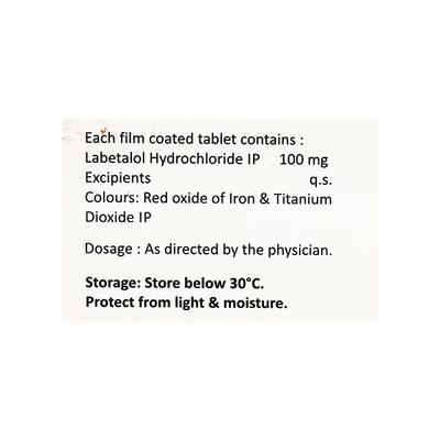 Labecor 100mg Tablet 10'S - Hypertension-Bet