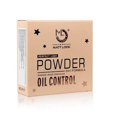 Matt Look Perfect Look Powder 2 in 1 Formula Oil Control, Powder + Base Concealer, Fair 20 gm - Compact Powder