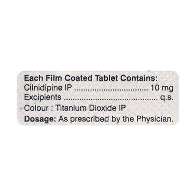 Cilniblu 10mg Tablet 15'S - Hypertension-Cal