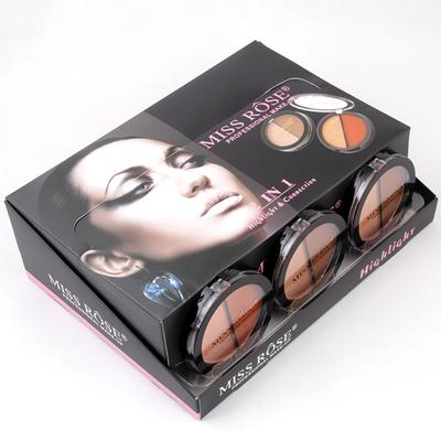 Miss Rose 2 In 1 Highlighter & Bronze Powder 7003 - 045 01 10 gm - Highlighters & Illuminators