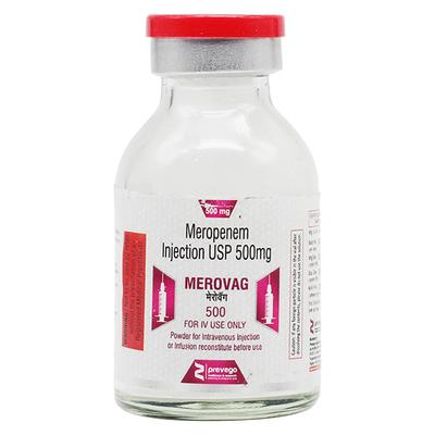 MEROVAG 500 Injection 1's - Bacterial Infections-OBL