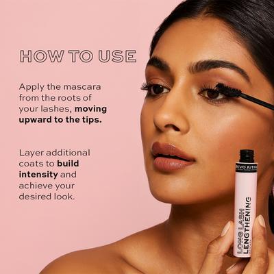 Makeup Revolution Relove Long Lash Lengthening Mascara 7 ml - Mascaras
