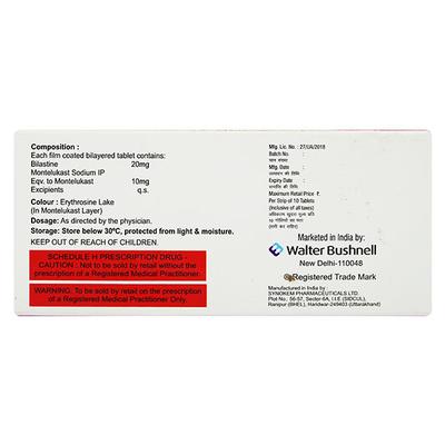 BILALIFE M Tablet 10's - Allergies-Ant