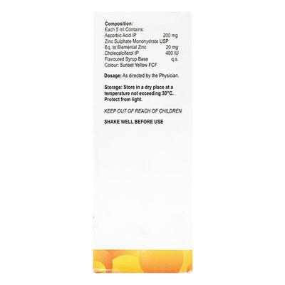 EMMUFAST ORANGE FLAVOUR Syrup 200ml - Supplements-Vam
