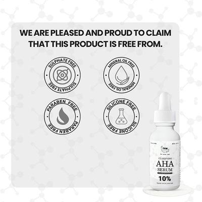 TNW The Natural Wash Clarifying AHA Serum, with Glycolic Acid and Lactic Acid 30 ml - Face Serum