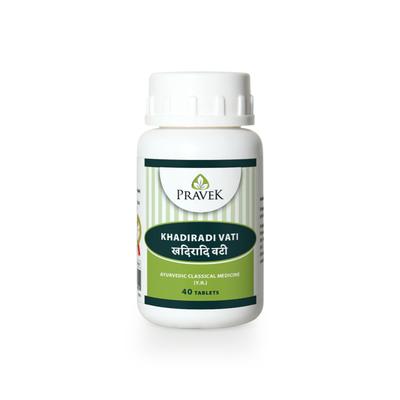 Pravek Khadiradi Vati Tablet 40's - Speciality Medicines