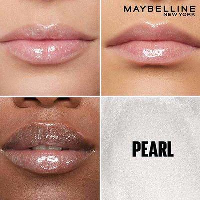 Maybelline New York Lifter Gloss Moisturizing, Tinted Lip Gloss With Hyaluronic Acid, Pearl 5.4 ml - Lip Glosses