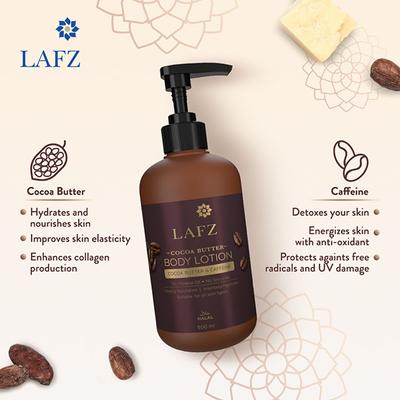 Lafz Cocoa Butter Body Lotion 500 ml - Lotions & Creams