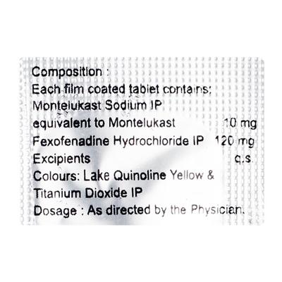 Hista 3G 10/120mg Tablet 10'S - Allergies-Ant