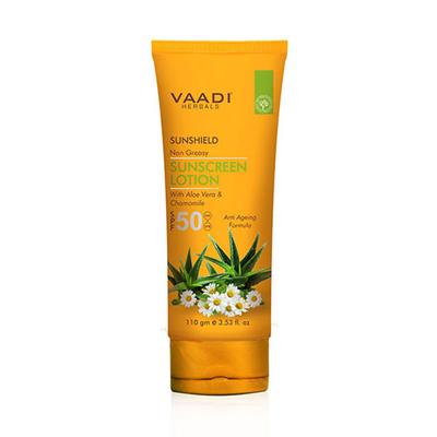 Sunscreen Lotion SPF-50 with Aloe Vera & Chamomile 110 ml - Body Sunscreen