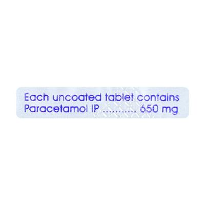 PARACIP 650mg Tablet 10's (se) - Fever-Ana