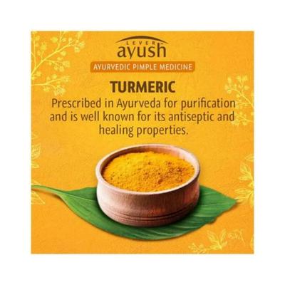 Lever Ayush Anti Pimple Turmeric Face Wash 40 gm - Face Washes