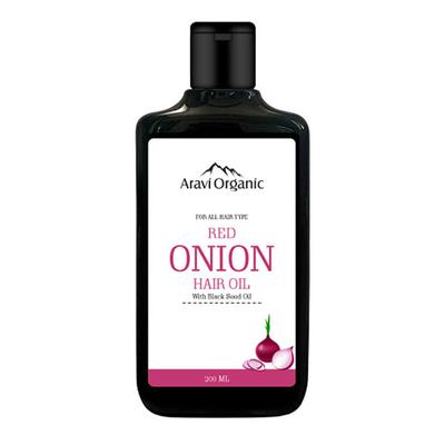 Aravi Organic Hair Growth Hair Oil with Onion Oil 200 ml - Hair Oils