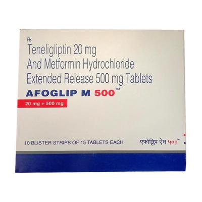 AFOGLIP M 500 Tablet 15's - Diabetes-Ant
