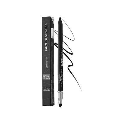 Faces Canada Ultime Pro Intense Gel Kajal with Smudger & Sharpener - Black 1.2 gm - Kajal & Kohls