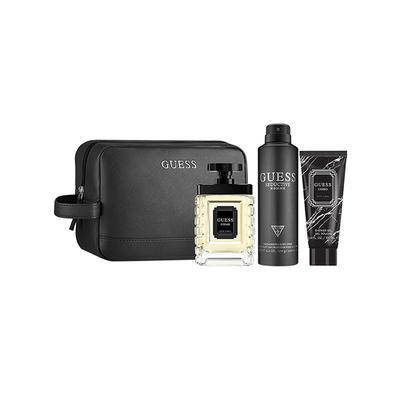 Guess Uomo Set (Eau De Toilette 100Ml + Shower Gel 100Ml + Body Spray 170G + Pouch) 1's - Makeup Kits & Sets