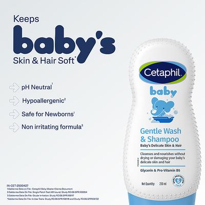 Cetaphil Baby Gentle Wash & Shampoo 230 ml - Baby Body Wash