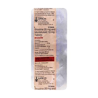 BYLOZA M Tablet 10's - Allergies-Ant