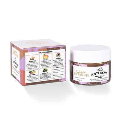 Clovia Botaniqa Anti Acne Face Mask 50 gm - Masks & Peels