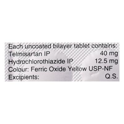 Sartel H 40mg Tablet 15'S - Hypertension-Ang