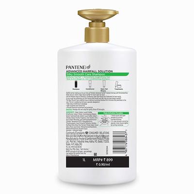 Pantene Advanced Hairfall Solution Anti-Hairfall Silky Smooth Shampoo for Women 1000 ml - Shampoos