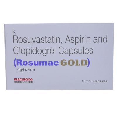 Rosumac Gold 10mg Capsule 10'S - High Cholesterol-Dys