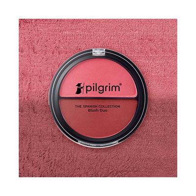 Pilgrim 2-IN-1 Blush Duo Berry Beat-03 Richly Pigmented Ultra Matte Blendable Suits all skin tones 9 g - Blushes