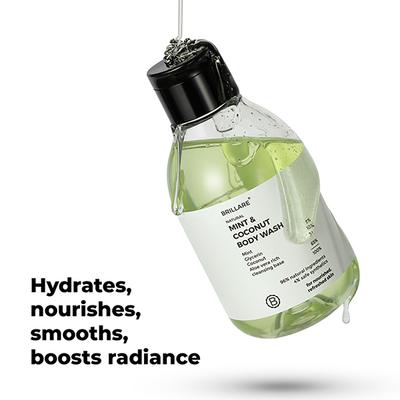 Brillare Mint & Coconut Body Wash 200 ml - Shower Gels & Body Wash