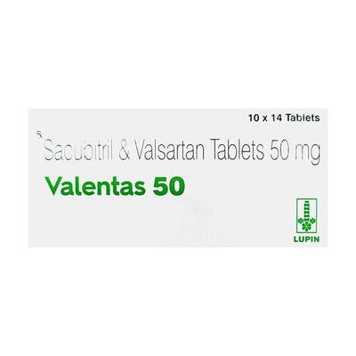 VALENTAS 50 Tablet 14's - Heart Failure-Ang