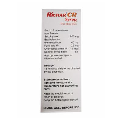 Richar CR Syrup 150ml - Iron Supplement/Anaemia-Vma
