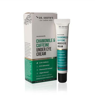 Dr. Sheth's Chamomile & Caffeine Under Eye Cream 15 gm - Under Eye Creams & Serums