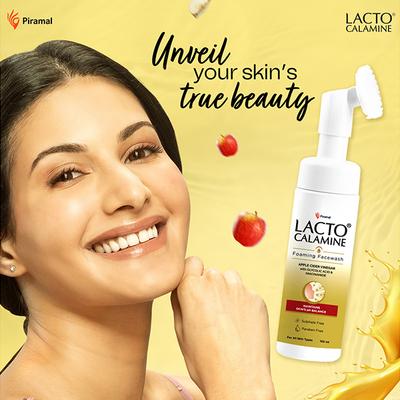 Lacto Calamine Apple Cider Vinegar Foaming Face Wash, Maintains Skin PH Balance for Healthy Skin 150 ml - Face Wash & Cleansers