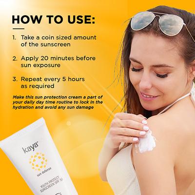 Kaya YOUTH PROTECT SUNSCREEN SPF 50 50 ml - Face Sunscreen