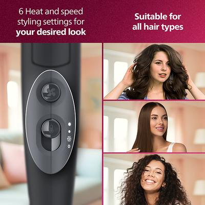 Philips Hair Dryer 2100 Watts Thermoprotect AirFlower (BHD356/10) 1's - Hair Dryers
